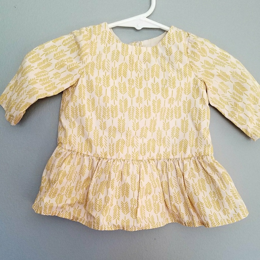 Baby Gap cream color dress